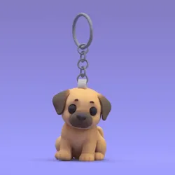 Pets STL indir - cute Anatolian Shepherd keychain - ipdesignoo8