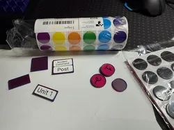 Pieces for game prototyping and tabletop exercises