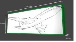 Plane light box 2 lithophane