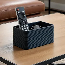 Ribbed Design Remote Control Holder, Remote Caddy