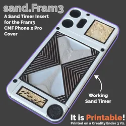 sand.Fram3 - A Sand Timer Insert for the Fram3 CMF Phone 2 Pro Cover