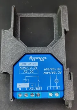 Shelly 2.5 double din rail mount