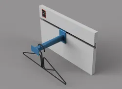 Slatwall Apparel FaceOut Type AERO - Gancio per parete attrezzata Tipo AERO