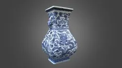The blue and white porcelain of China