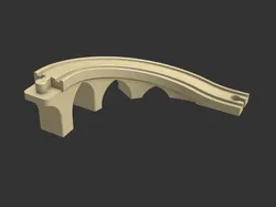 90 Degrees Bridge Ramp - Brio Compatible