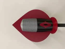 Alastor's Microphone Staff/Cane from Hazbin Hotel (Accurate Size!! Over 4.5 feet tall!)