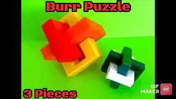 Burr Puzzle - 3 Pieces