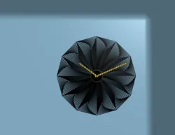 cool spiraling clock