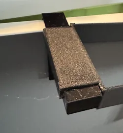 Door mount for trash box