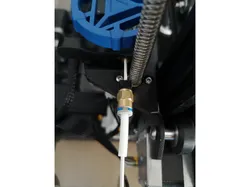 Filament guide with PTFE connector for Ender 3 V2