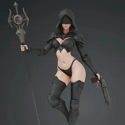 Free Characters & Creatures STL Download - Assasinby APTefaktop