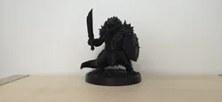 Free Home Decorations & Ornaments STL Download - Black Croc-man Warrior with Sword and Shieldby 3DMaster1