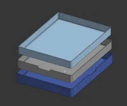 Large format film box 4x5 5x7 (customizable)