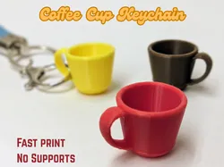Mini Coffee Cup Keychain