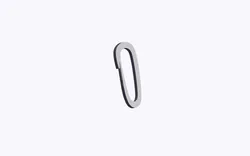 O Hook Carabiner (16) Reinforced Flexible Long Snap Link