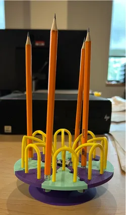 Playground Spinner Pencil Holder & Sharpener