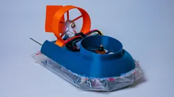 Simple Brushless RC Sport Hovercraft STEERING RUDDER