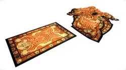 Tibetan Pile of Carpets - Game ready