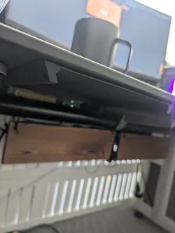 Under desk drawer holder single part