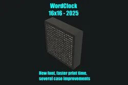 WordClock 16x16 - 2025