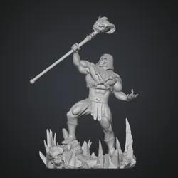 مجاني Characters & Creatures STL تنزيل - skeletor masters of the universe - Stanger JW