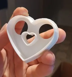 Double Heart Cookie Cutter