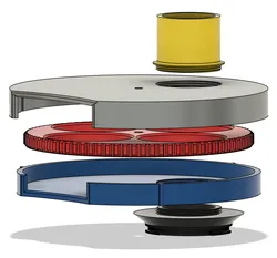 Filter wheel for 40.5mm filters (4 slots)