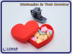 Minimalist Heart Shaped Box