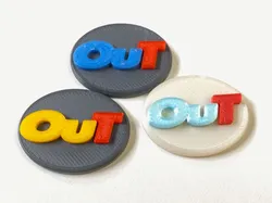 OuT 3 Color Button