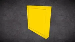 Plain Square Gold Coin - By Velivian Fesothe