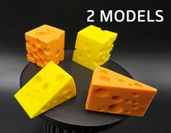 Swiss Cheese Cube & Wedge No Support