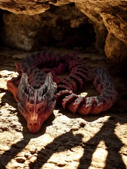 The Articulating Blood Dragon - Articulated Dragon