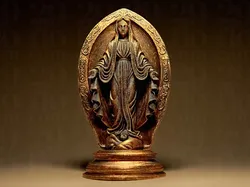 Virgin Mary Statuette