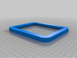 A very simple 180x150x12mm picture frame for a CNC or 3d printer