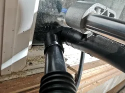 Dewalt Mitre Saw to standard ShopVac 45 degree angle