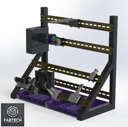 Din Rail Based Modular Workstation (Work In Progress)