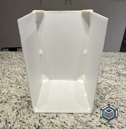 Easy photo/paint booth from corroplast, hardboard, or cardboard