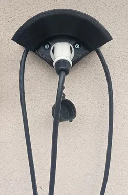 EV charger plug and cable holder