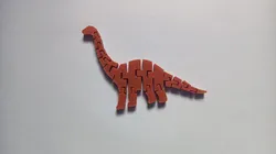 Flexi Brontosaurus Toy