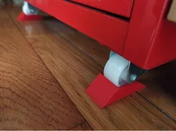 IKEA HELMER wheel stop.