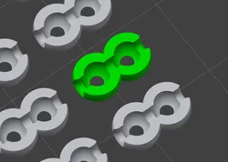 Invisible ball chain connector for blinds