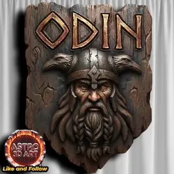 Odin Wood Wallart