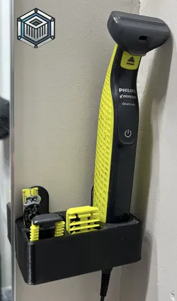 Philips Oneblade Wall Mount and Charging Station - Easy and Fast Print with 3 new options!