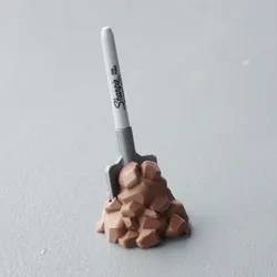 Sharpie Spade Cap with Rock Pile Holder