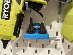 Skadis T-clip Ryobi Glue Gun Tips & Wrench Holder