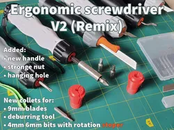 Universal ergonomic screwdriver V2