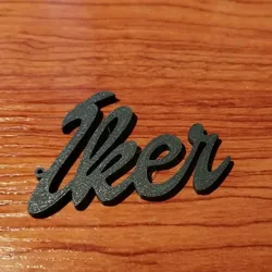 3D printer bestanden | 3MF | LLAVERO ÍKER