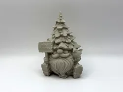 Christmas Gnome with Sign