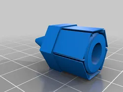 Compressed air gun nozzle