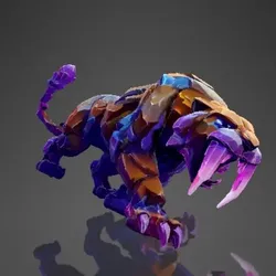 Fișiere pentru imprimante 3D | Fișier 3MF | Lowpoly sabertooth tiger